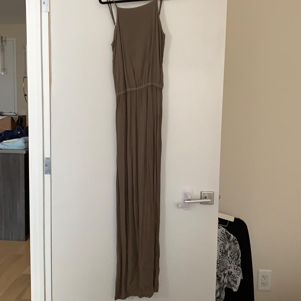 Monroe army green maxi dress size XS